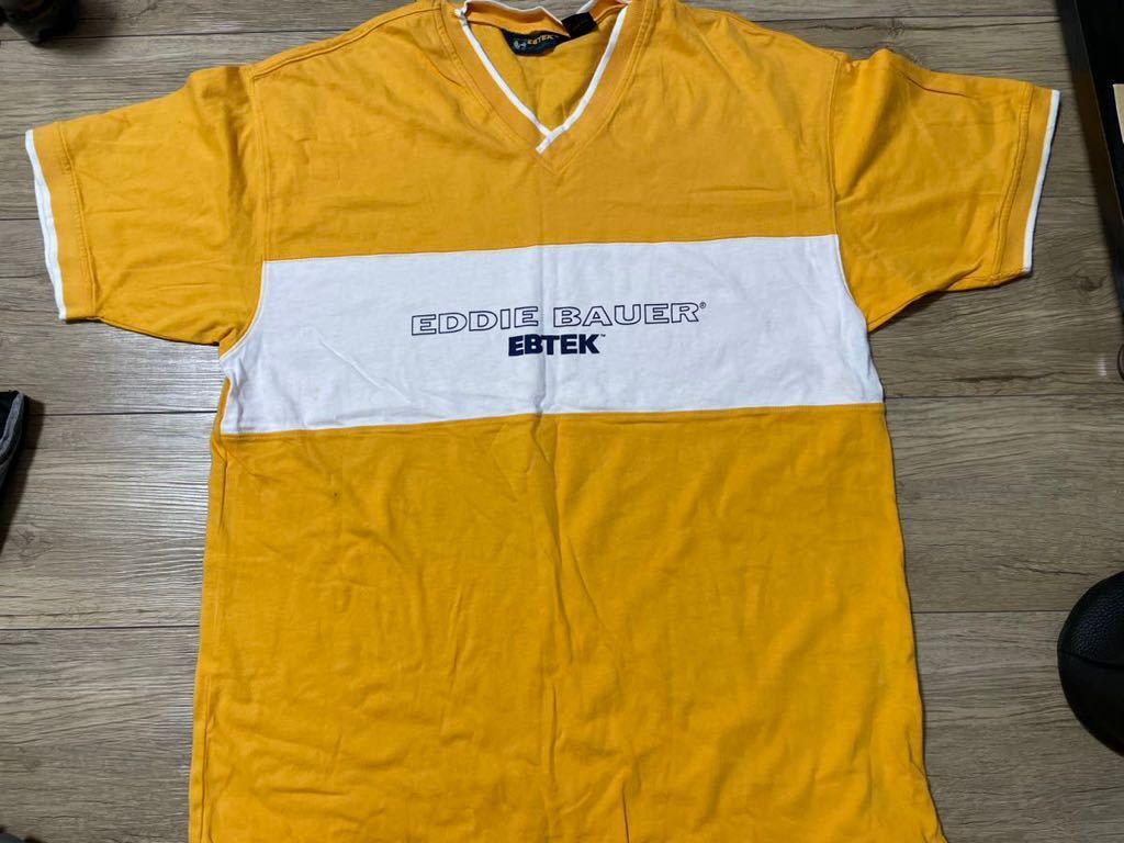 エディーバウアーEddie Bauer EBTEK 超レア90's ビンテージTシャツ