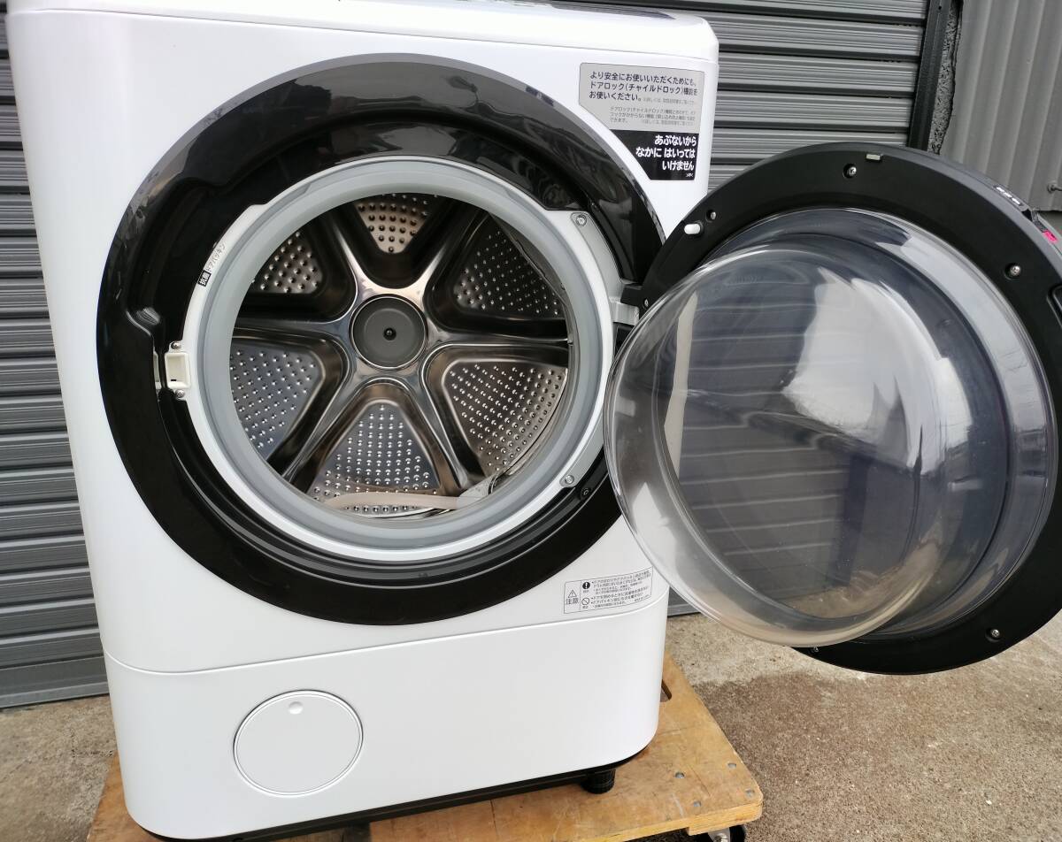 52[ Aichi store * cleaning settled ]2019 year made * Hitachi laundry 12.0kg dry 6.0kg drum type laundry dryer big drum eco sensor system right opening BD-NV120CE6R