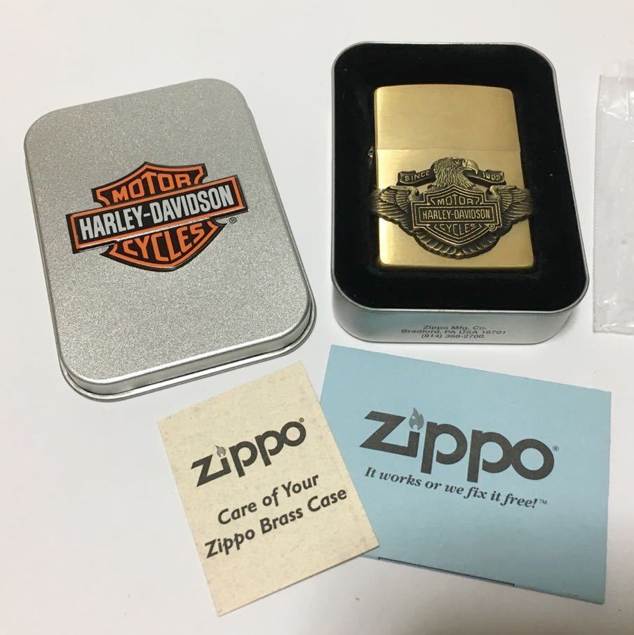 【未使用】ZIPPO/ジッポー・ハーレーダビッドソン 95周年記念デザイン…訳アリ！_画像1