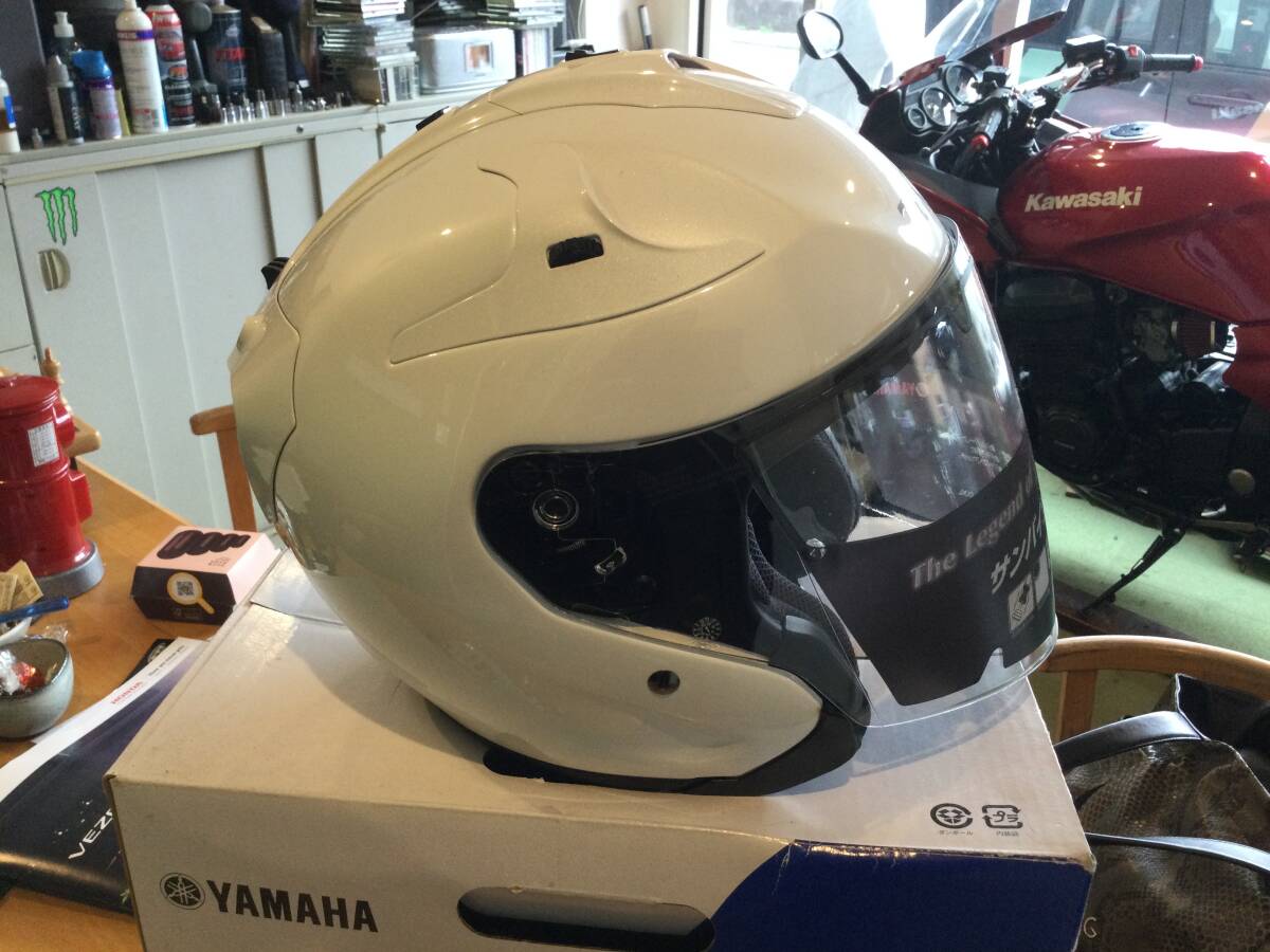 ヤマハヘルメット、ゼニス YJ17 パールホワイト新品の画像1