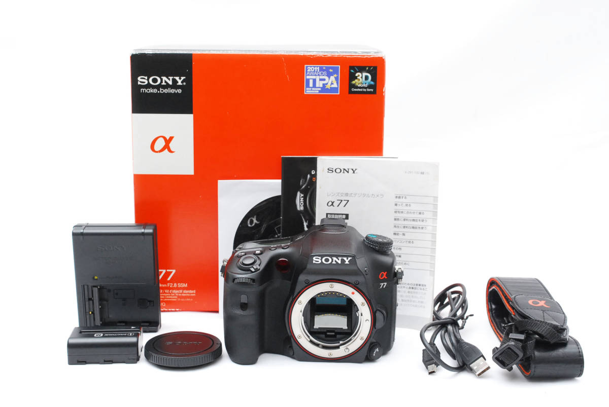 ★極上美品★ ソニー SONY α77 SLT-A77V ボディ #9421_画像1