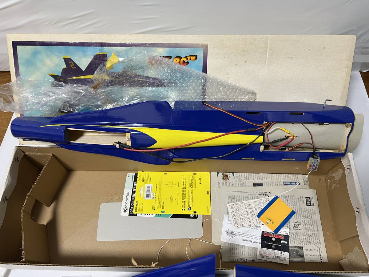 輸入品 HET-RC F-18 Hornet ARF480 クラスダクト機 現状品 詳細不明_画像3