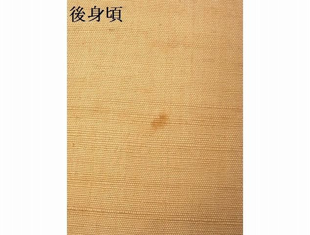 平和屋-こころ店■上質な紬 飴色 着丈158.5cm 裄丈62cm 正絹 逸品 A-ck7942の画像7