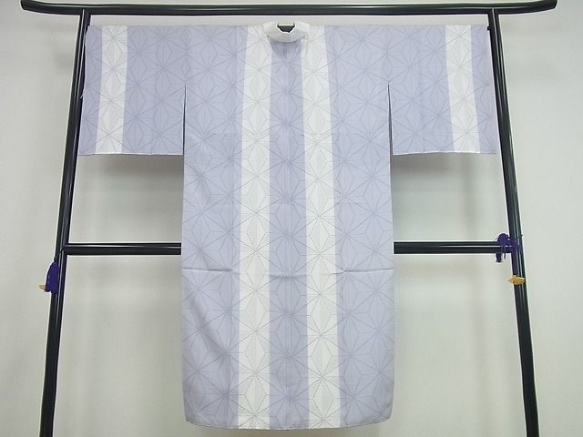 平和屋1■極上　お召・長襦袢セット　枝垂れ桜　逸品3s2621_画像9