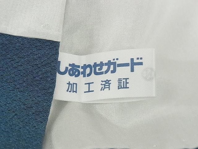 平和屋川間店■上質な色無地　薄縹色　着丈166cm　裄丈66cm　正絹　逸品　B-ag2546_画像8