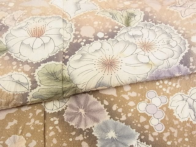 平和屋-こころ店■訪問着　作家物　絞り　辻が花　暈し染め　着丈150.5cm　裄丈64cm　正絹　逸品　A-ta8573_画像6