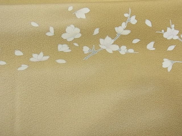 平和屋-こころ店■訪問着 友禅 草花文 菊 暈し染め 着丈152cm 裄丈64cm 正絹 逸品 A-cs7275の画像6