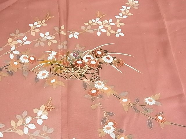 平和屋川間店■訪問着 花籠文 暈し染め 金彩 逸品 sf1601の画像6
