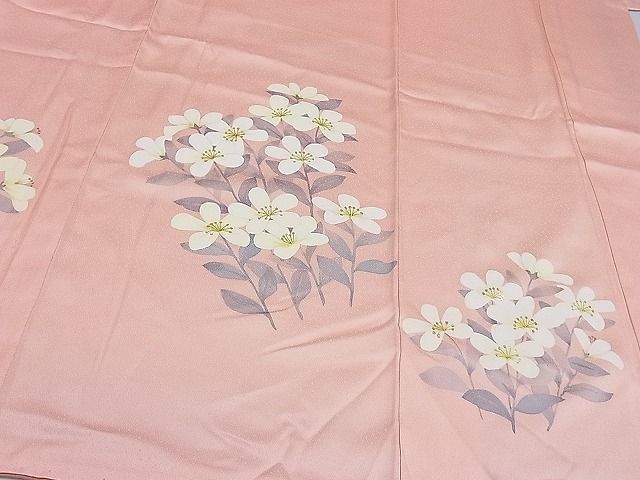 平和屋川間店■訪問着　草花文　金彩　高島屋扱い　逸品　hy3936_画像5