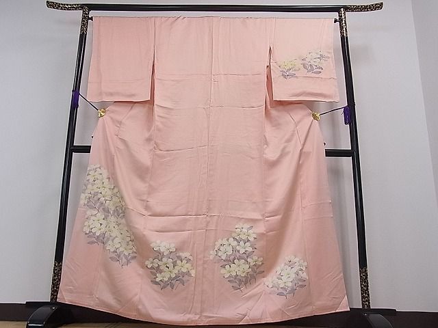 平和屋川間店■訪問着　草花文　金彩　高島屋扱い　逸品　hy3936_画像1