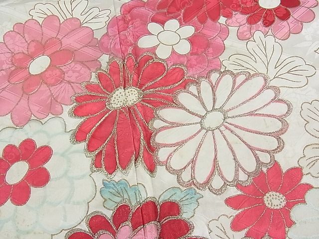 平和屋川間店■豪華振袖 刺繍 吉祥花文 金糸 逸品 du1041の画像6