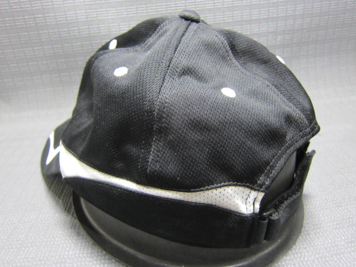 adidas アディダス　ランニングキャップ　帽子　黒×白　57～59cm　S2402A_画像2
