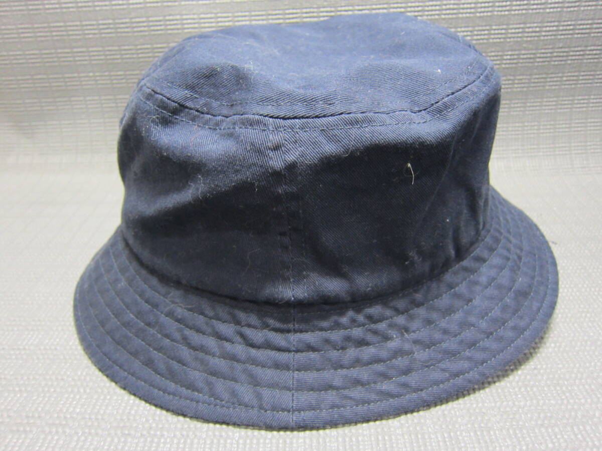 KANGOL カンゴール バケットハット 帽子 紺 Mサイズ 57cm程 S2402Eの画像3