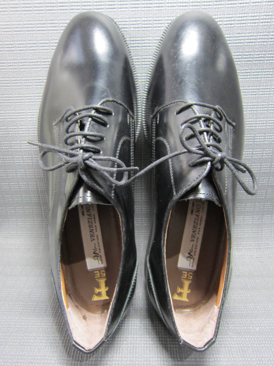 極美品　VENEZIANO ベネジアーノ　紳士靴　レザービジネスシューズ　本革革靴　30.5cm　黒　ブラック　S2402C②_画像5