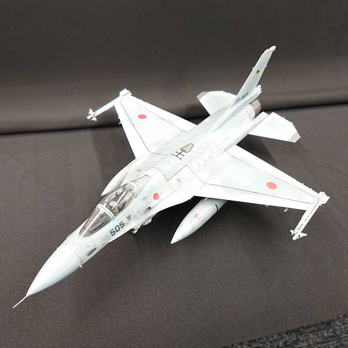 【完成品】ハセガワ 1/48 三菱 F-2A 戦闘機 デジタル迷彩 Yahoo!オークション - 1/48 三菱 F-2A 制空迷彩 塗装済み完成品