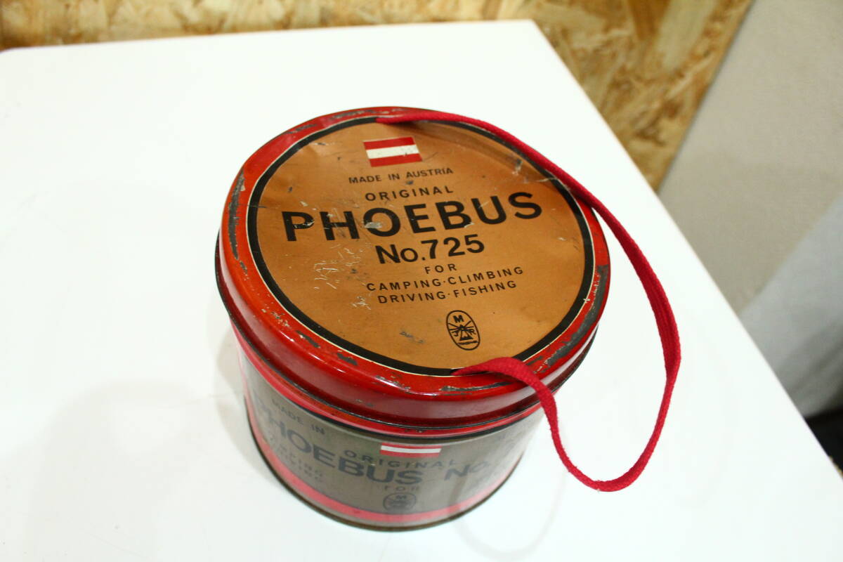 KH02099　PHOEBUS　No725　ガソリンストーブ　動作未確認　現状品_画像9