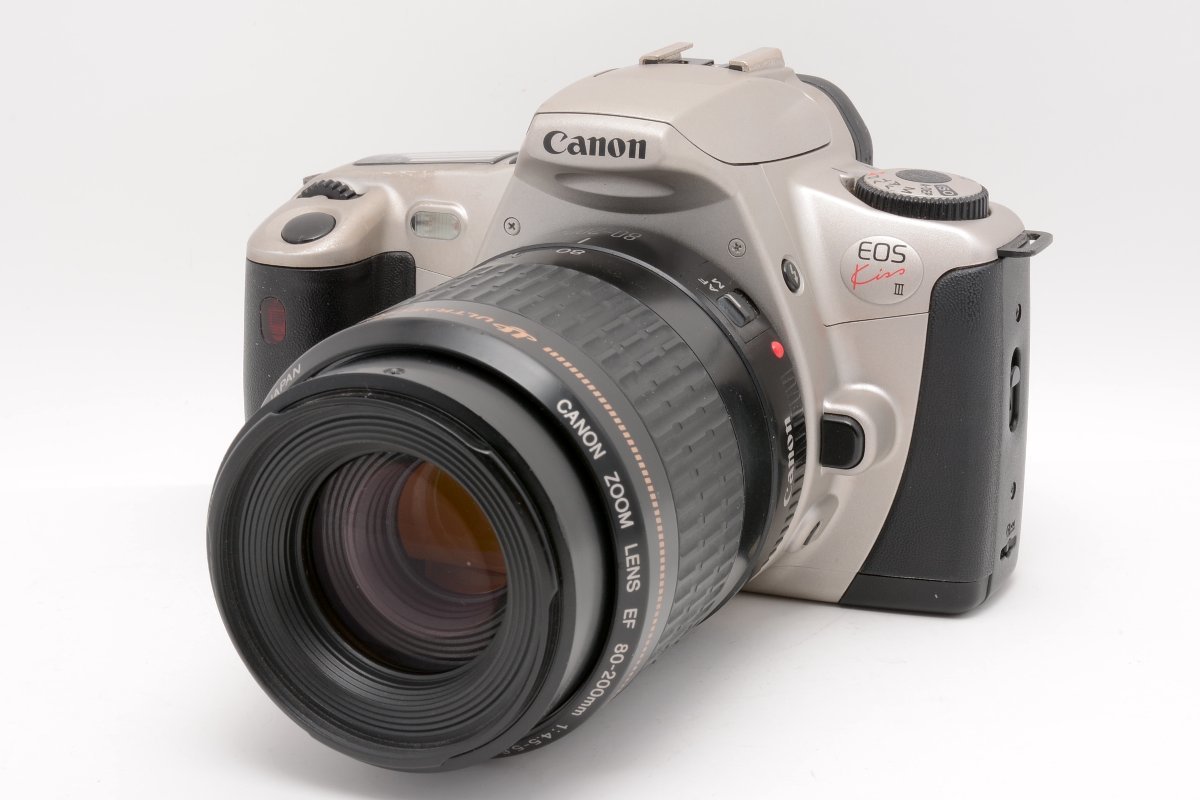 【並品】Canon キヤノン EOS Kiss III 35mm AF一眼レフカメラ + おまけレンズセット(EF 80-200mm F4.5-5.6 USM) #40784108_画像1
