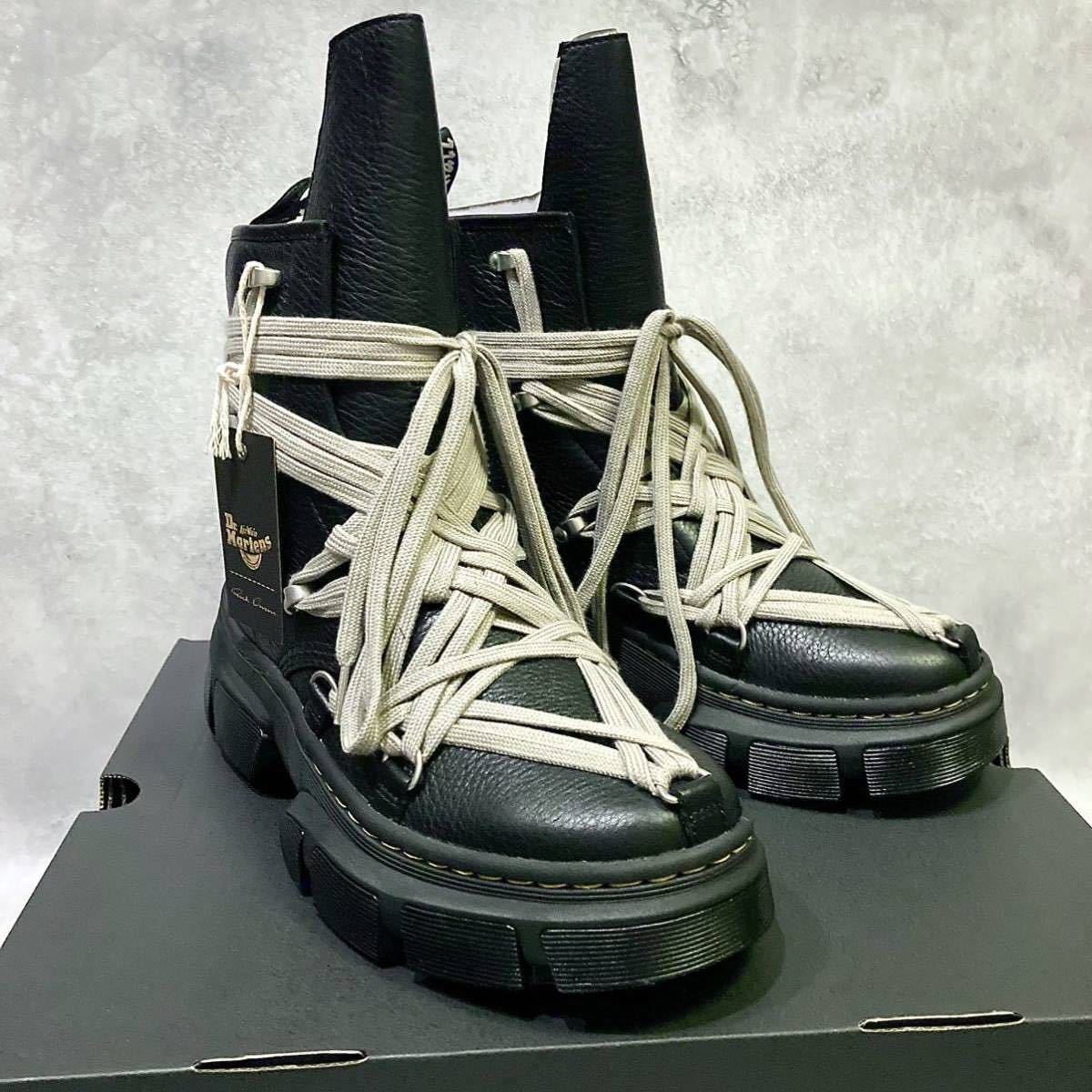 28cm UK9 新品正規品 Rick Owens × Dr. Martens 1460 DMXL Mega Lace Boot リックオウエンス × ドクターマーチン メガレースブーツ_画像3