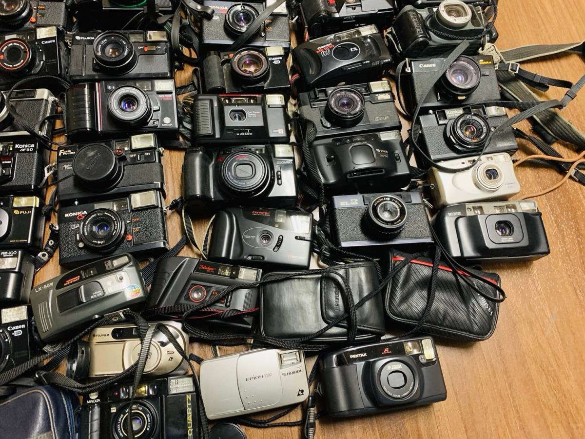 カメラ コンパクトカメラ 大量 まとめ NIKON PENTAX KONICA OLYMPUS FUJI YASHICA 約5２台_画像4