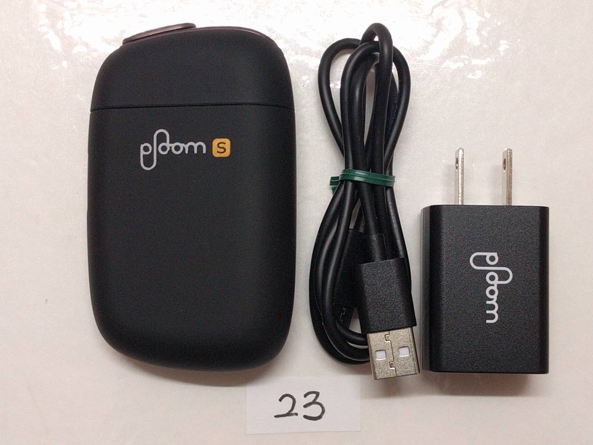 NO.23 PS2【USED/動作OK/消毒済】ploom S 2.0 ブラック プルームエス Black_画像1