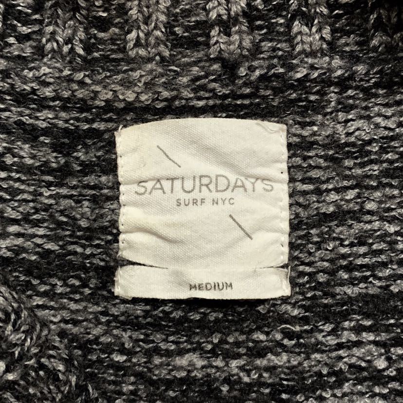SaturdaysNYC(USA) shawl color pull over knitted 