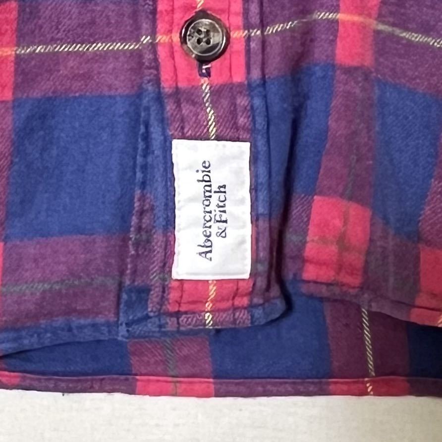Abercrombie&Fitch(USA)ビンテージヘビーフランネルシャツ