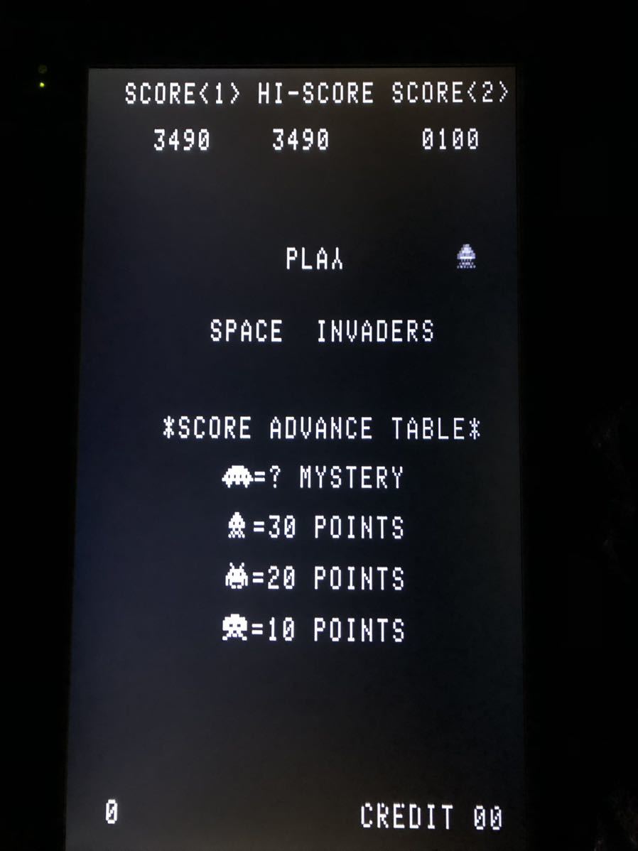 Yahoo!オークション - スペースインベーダー(C) 白黒基板 動作