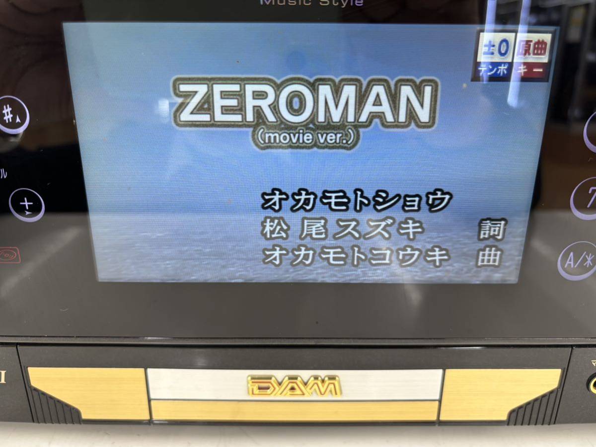 カラオケ　コマンダー　Premier DAM DAM-XG1000Ⅱ 2016/12/13 中古　現状　ジャンク_画像9