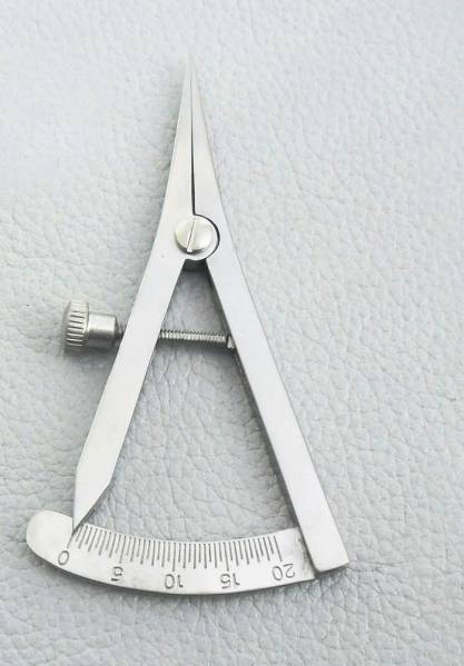  tip bending caliper * vernier calipers thickness . width etc. . measurement # tooth .~20mm till 