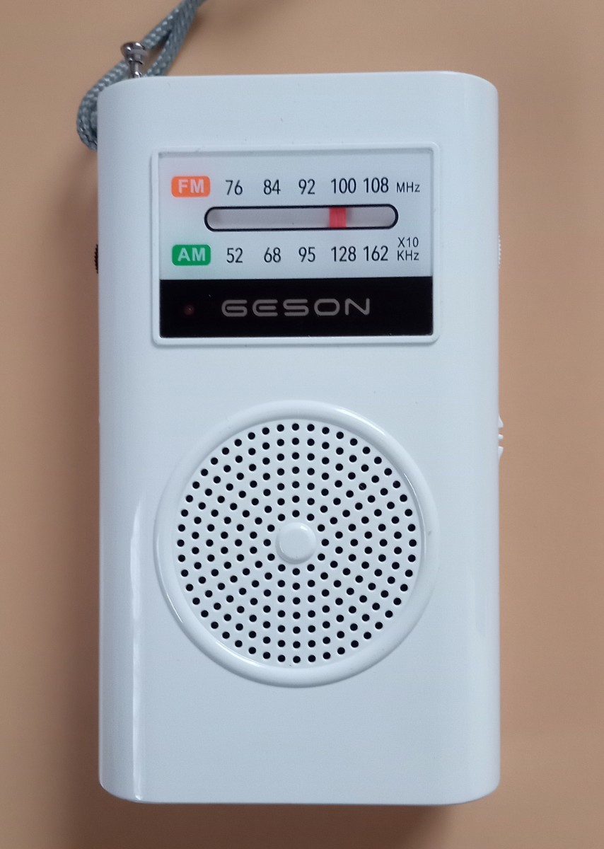 GESON ポータブル小型ラジオ(AM/FM)_画像2