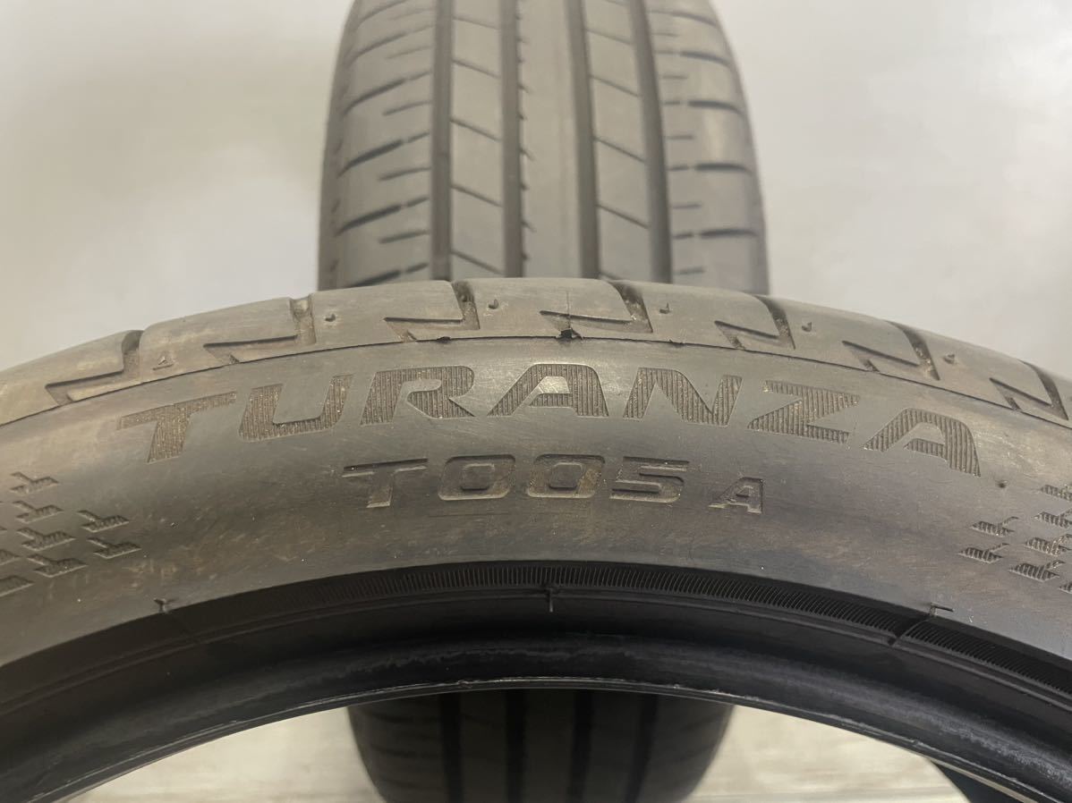 225/45R19(92W)[商品番号7270] ブリヂストン TURANZA T005A 2019年製 2本セット 225/45/19の画像6