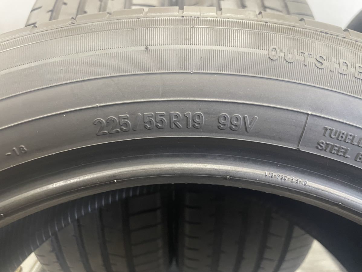 225/55R19(99V)[商品番号7283] トーヨー PROXES R46 2021年製3本2022年製1本 4本セット 225/55/19_画像8