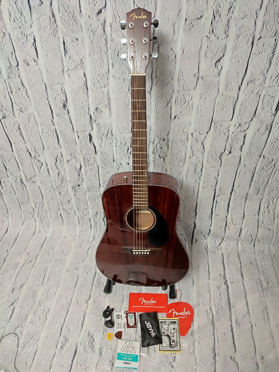 【ほぼ未使用 売り切り】Fender フェンダー CD-60S ALL MAH ギター 2849-1_画像1