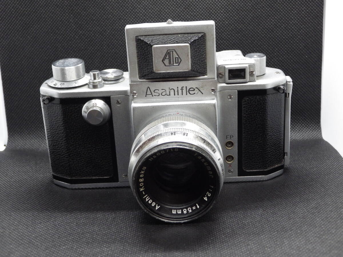 アサヒフレックス Asahiflex Ⅱa　Takumar 58mm f2.4付き　ジャンク　部品紛失品_画像2