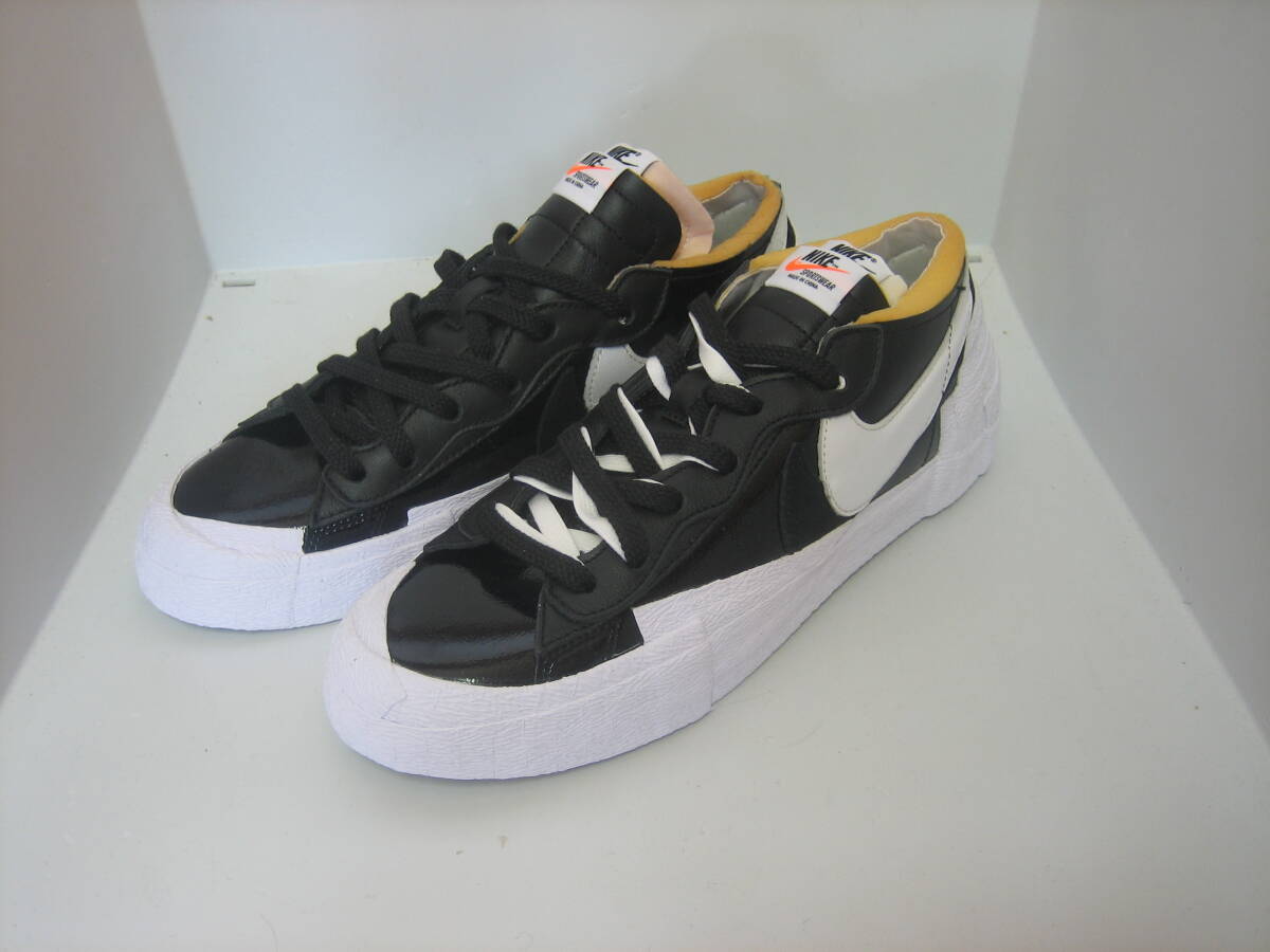 NIKE×sacai/ナイキ×サカイ BLAZER LOW 27.5 Black Patent Leather ブレーザー ロー_画像3