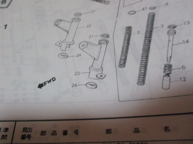 ライトステーゴム　CB250T　CB400T　CB250N　CB400N　CB400D　スーパーホークⅢ　CM250T　CM400T_画像3