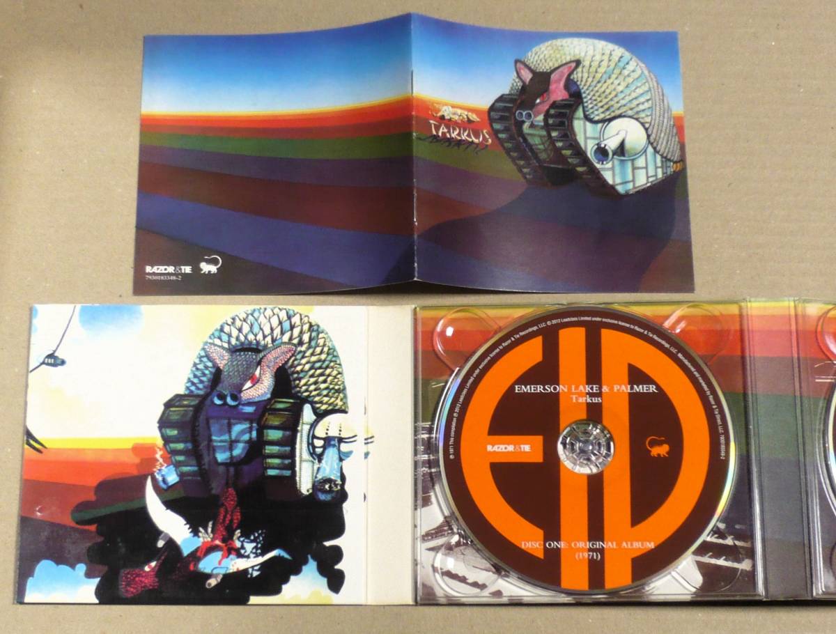 輸入2CD＋DVDオーディオ◎EMERSON,LAKE ＆ PALMER／Tarkus:Deluxe Edition スティーヴン・ウィルソンによる2012年リマスター音源の画像4