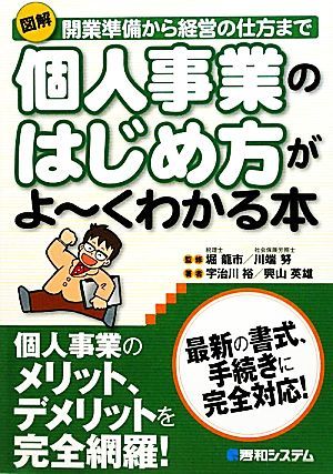 図解　個人事業のはじめ方がよーくわかる本 開業準備から経営の仕方まで／堀龍市，川端努【監修】，宇治川裕，興山英雄【著】_画像1