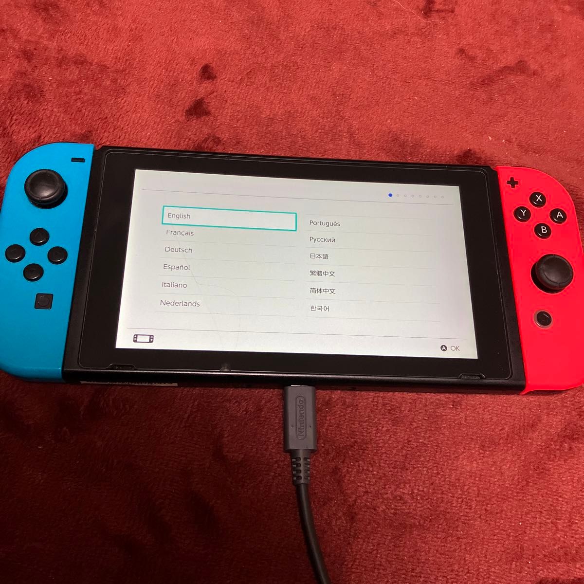 初代Nintendo Switch 初期化済み　動作不良なし