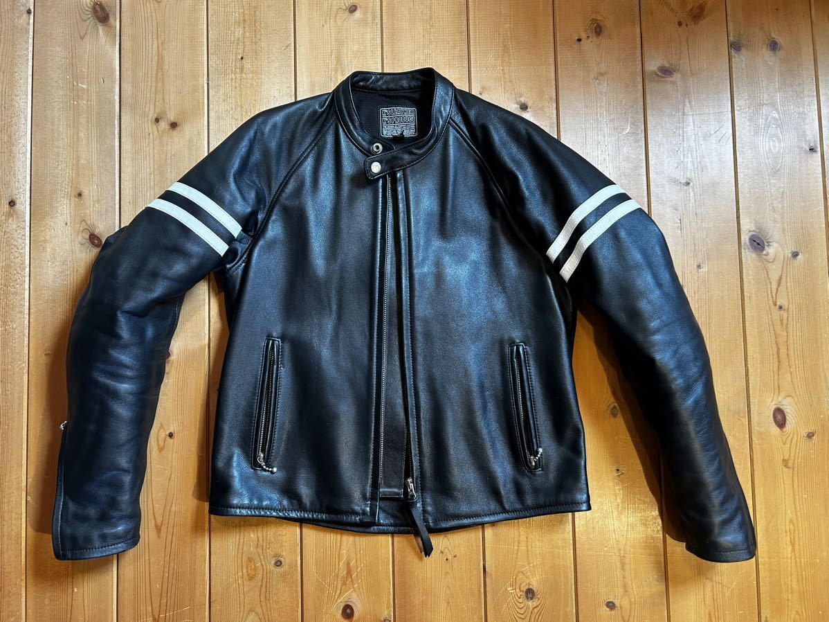 KADOYA カドヤ レザージャケット シングルライダース 牛革 KADOYA カドヤ レザージャケット シングルライダース 牛革