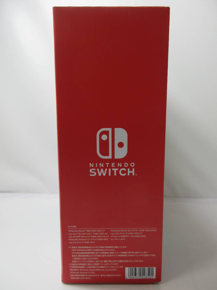 【6495】Nintendo Switch 有機ELモデル ネオン 未使用品 任天堂 スイッチ ゲーム機本体 セット_画像3