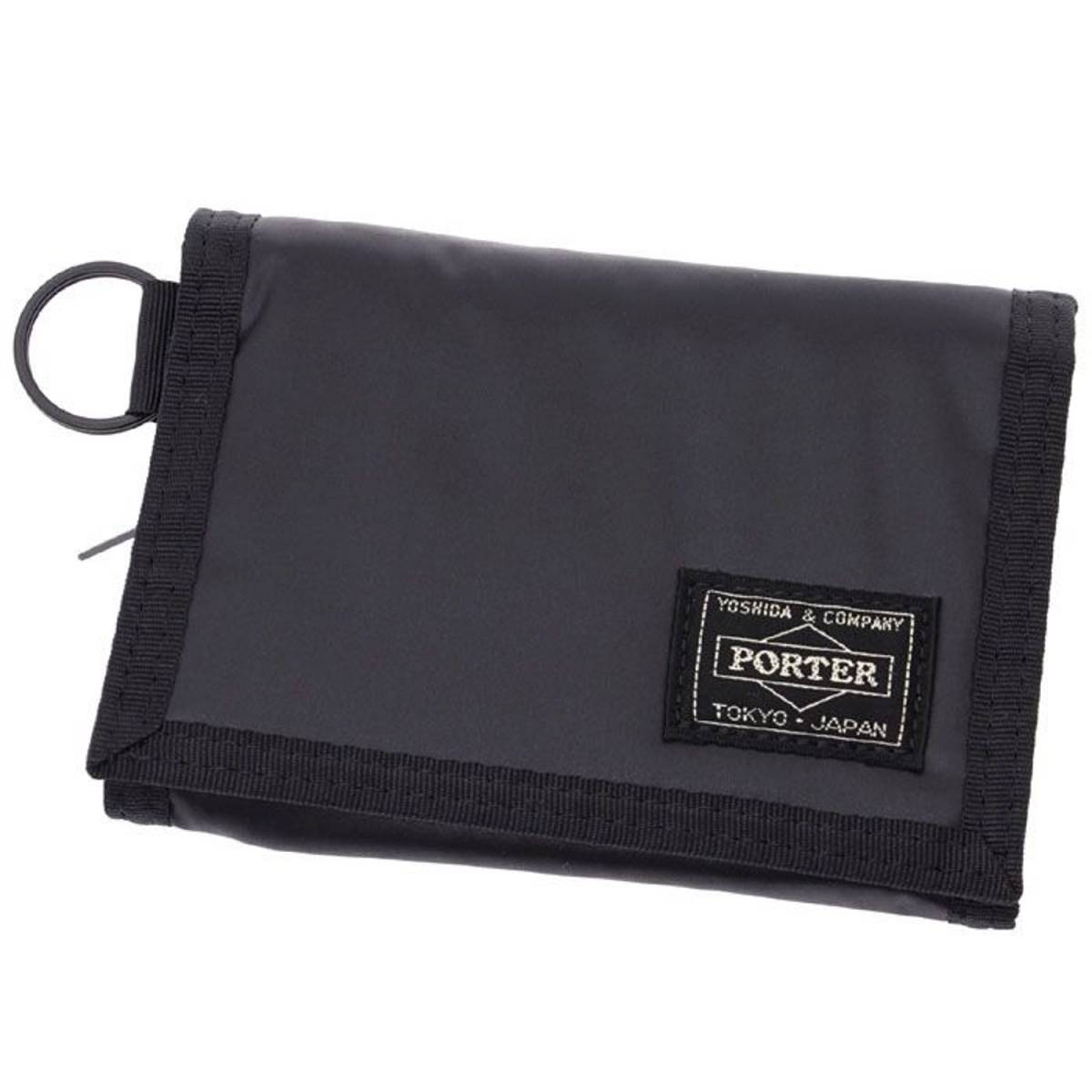 PORTER CAPSULE ポーター カプセル ウォレット 品番：555-06439 三つ折り財布　ブラック_画像1