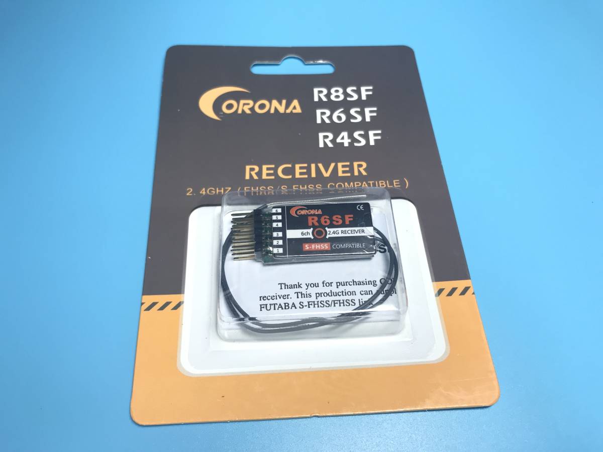 [ new year sale ] CORONA R6SF 6CH S.BUS receiver 2 piece set 2.4G Futaba FHSS/S-FHSS interchangeable [6K 6J 8J 10J 14SG 16SZ 18SZ 18M etc. correspondence ] @04