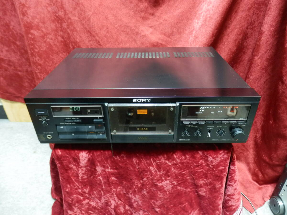 【動作作状況等によりJUNK無保証品】SONY ソニー　カセットデッキ　TC-K555ESX