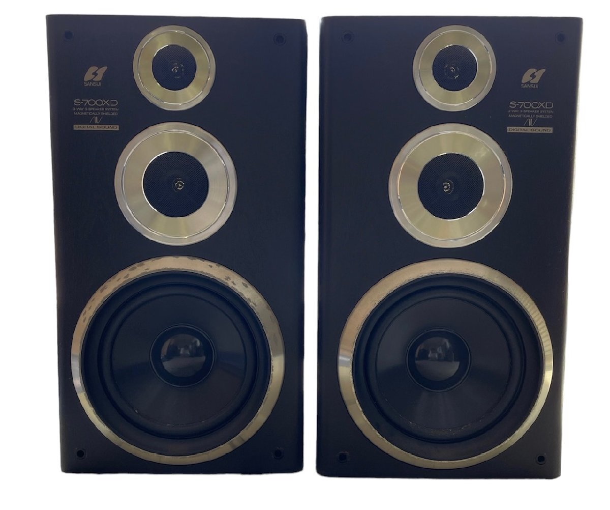 SANSUI S-700XD スピーカー 2ウェイバスレフ型 Yahoo!オークション - 【2個口発送】 SANSUI サンスイ S-700XD