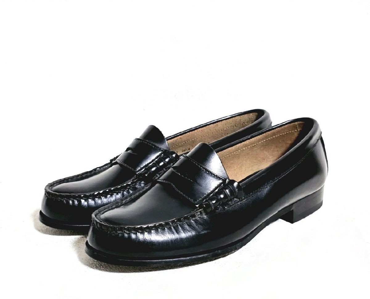 【未使用】 REGAL リーガル ローファー 23.5cm ブラック 革靴 学生靴 通勤 普段使い レディース
