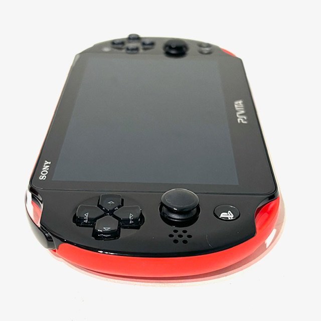 SONY ソニー PlayStation VITA ヴィータ PCH2000 Wi-Fiモデル ソフト付き 家庭用ゲーム機 コンパクト レッドブラック FF HMY_画像4