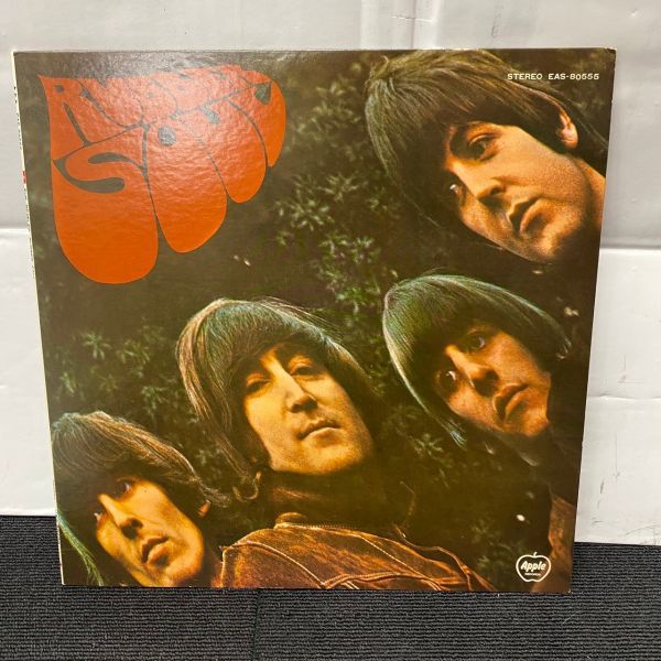 P615-O43-606 The Beatles ビートルズ RUBBER SOUL ラバーソウル LP 12inch EAS-80555 Apple Records 東芝EMI 国内盤 ライナー付 ⑤_画像1