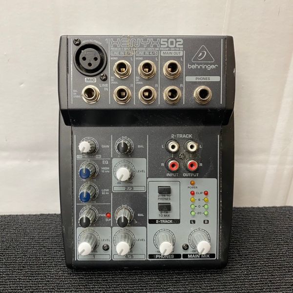 Q518-D5-514 behringer ベリンガー アナログミキサー XENYX502/オーディオ 音響機器 PA機器 ⑤_画像1