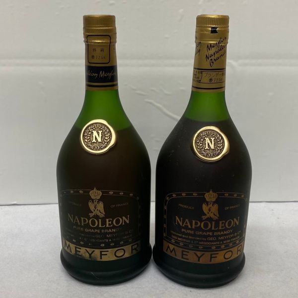 Q310-D1-482 2本セット MEYFOR メイフォー NAPOLEON ナポレオン ブランデー 特級 700ml 40％ まとめ 未開栓 ④_画像1